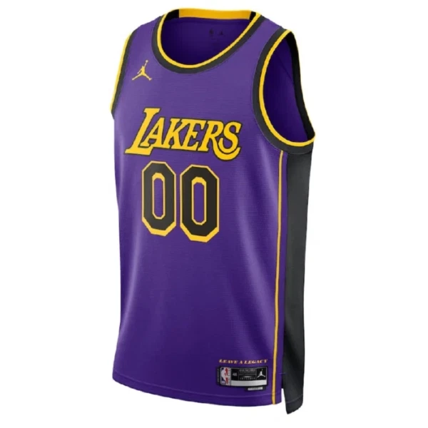 Los Angeles Lakers Košarkaški dres Statement Edition Swingman Prilagođeno Plava