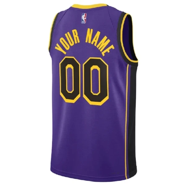 Los Angeles Lakers Košarkaški dres Statement Edition Swingman Prilagođeno Plava
