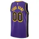 Los Angeles Lakers Košarkaški dres Statement Edition Swingman Prilagođeno Plava