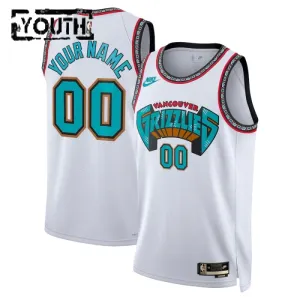 Memphis Grizzlies Košarkaški dres Djeca Classic Edition 2024/25 Swingman Prilagođeno Bijela