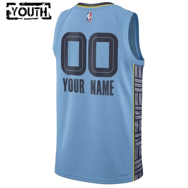 Memphis Grizzlies Košarkaški dres Djeca Statement Edition Swingman Prilagođeno Plava