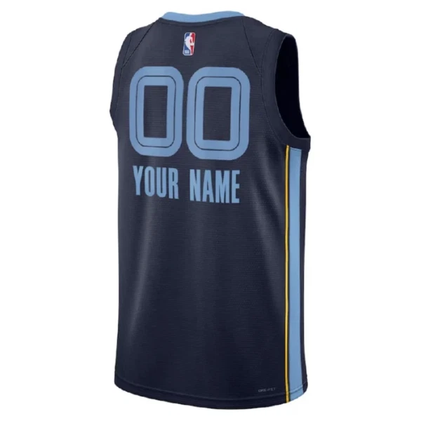 Memphis Grizzlies Košarkaški dres Icon Edition Swingman Prilagođeno Navy
