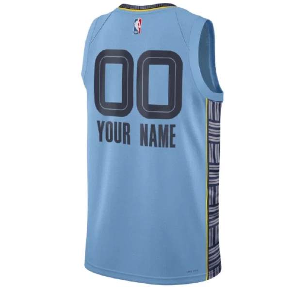 Memphis Grizzlies Košarkaški dres Statement Edition Swingman Prilagođeno Plava