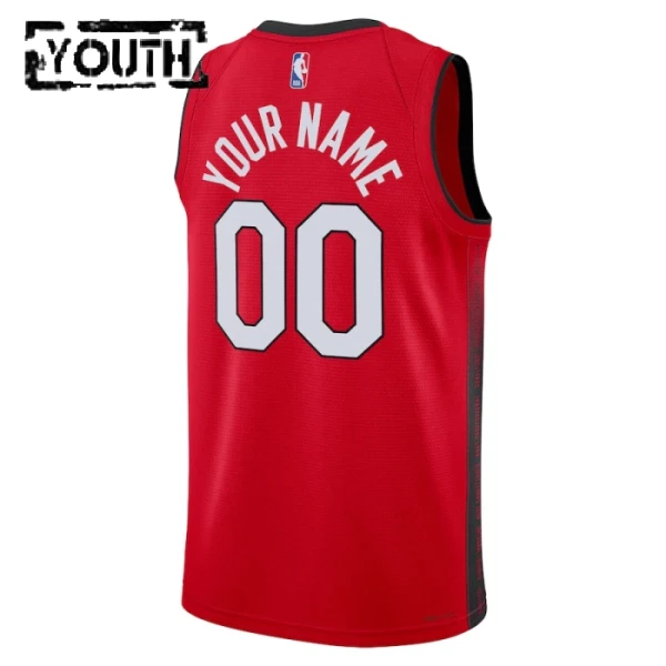 Miami Heat Košarkaški dres Djeca City Edition 2024/25 Swingman Prilagođeno Crvena