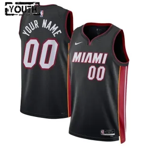 Miami Heat Košarkaški dres Djeca Icon Edition Swingman Prilagođeno Crna