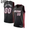 Miami Heat Košarkaški dres Djeca Icon Edition Swingman Prilagođeno Crna