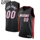 Miami Heat Košarkaški dres Djeca Icon Edition Swingman Prilagođeno Crna