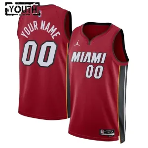 Miami Heat Košarkaški dres Djeca Statement Edition Swingman Prilagođeno Crvena