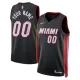 Miami Heat Košarkaški dres Icon Edition Swingman Prilagođeno Crna