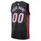 Miami Heat Košarkaški dres Icon Edition Swingman Prilagođeno Crna