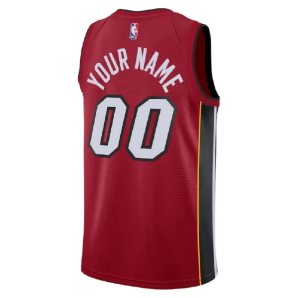 Miami Heat Košarkaški dres Statement Edition Swingman Prilagođeno Crvena