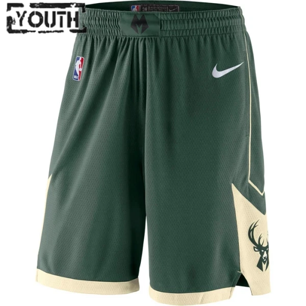 Milwaukee Bucks Košarkaške hlačice Djeca Icon Edition Swingman