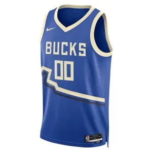 Milwaukee Bucks Košarkaški dres City Edition 2024/25 Swingman Prilagođeno Plava