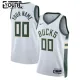 Milwaukee Bucks Košarkaški dres Djeca Association Edition Swingman Prilagođeno Bijela