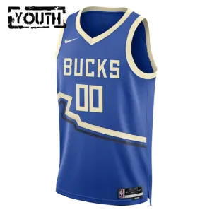 Milwaukee Bucks Košarkaški dres Djeca City Edition 2024/25 Swingman Prilagođeno Plava