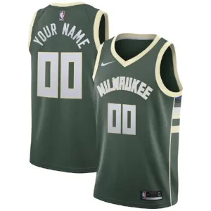 Zelena Milwaukee Bucks Košarkaški dres Icon Edition Swingman Prilagođeno