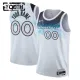 Minnesota Timberwolves Košarkaški dres Djeca City Edition 2024/25 Swingman Prilagođeno Bijela