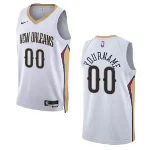 New Orleans Pelicans Košarkaški dres Association Edition Swingman Prilagođeno Bijela