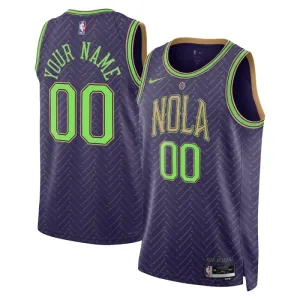 New Orleans Pelicans Košarkaški dres City Edition 2024/25 Swingman Prilagođeno Ljubičasta