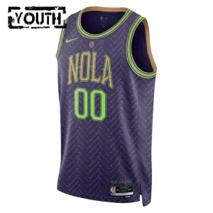 New Orleans Pelicans Košarkaški dres Djeca City Edition 2024/25 Swingman Prilagođeno Ljubičasta
