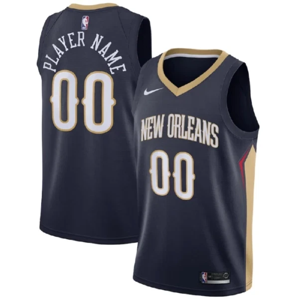 New Orleans Pelicans Košarkaški dres Icon Edition Swingman Prilagođeno Navy