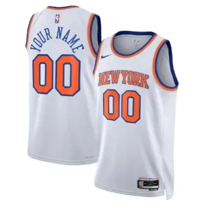 New York Knicks Košarkaški dres Association Edition Swingman Prilagođeno Bijela