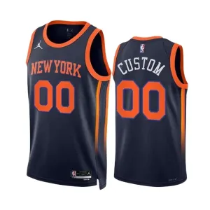 New York Knicks Košarkaški dres Statement Edition Swingman Prilagođeno Navy New York Knicks Košarkaški dres Statement Edition Swingman Prilagođeno Navy