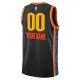 Oklahoma City Thunder Košarkaški dres City Edition 2024/25 Swingman Prilagođeno Crna