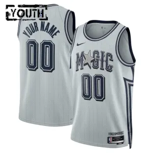 Orlando Magic Košarkaški dres Djeca City Edition 2024/25 Swingman Prilagođeno Siva