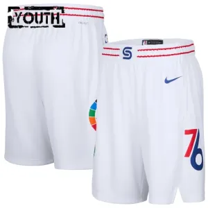 Philadelphia 76ers Košarkaške hlačice Djeca City Edition 2024/25 Swingman