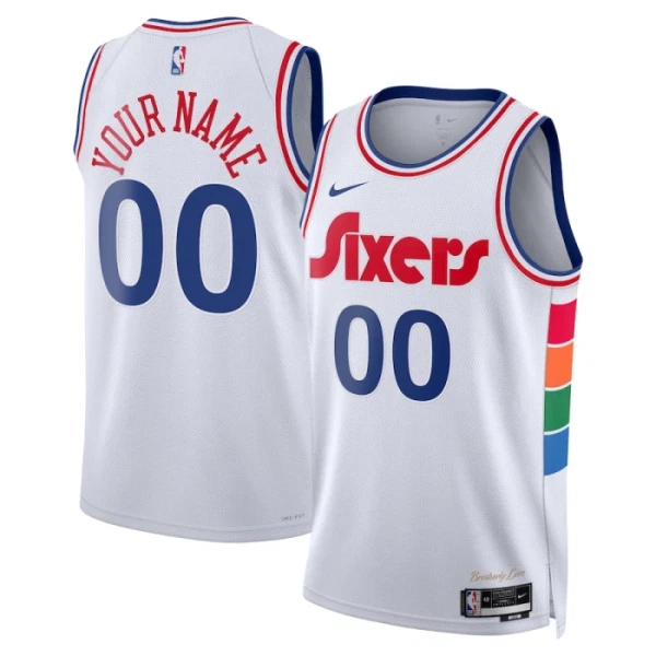 Philadelphia 76ers Košarkaški dres City Edition 2024/25 Swingman Prilagođeno Bijela Philadelphia 76ers Košarkaški dres City Edition 2024/25 Swingman Prilagođeno Bijela