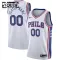 Philadelphia 76ers Košarkaški dres Djeca Association Edition Swingman Prilagođeno Bijela