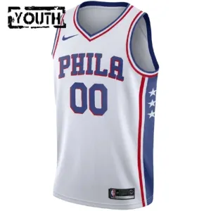 Philadelphia 76ers Košarkaški dres Djeca Association Edition Swingman Prilagođeno Bijela