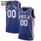 Philadelphia 76ers Košarkaški dres Djeca Icon Edition Swingman Prilagođeno Plava