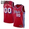 Philadelphia 76ers Košarkaški dres Djeca Statement Edition Swingman Prilagođeno Crvena