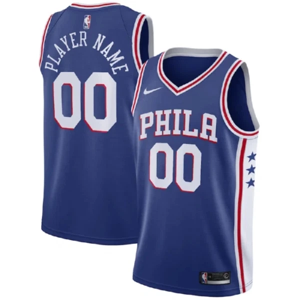 Philadelphia 76ers Košarkaški dres Icon Edition Swingman Prilagođeno Plava