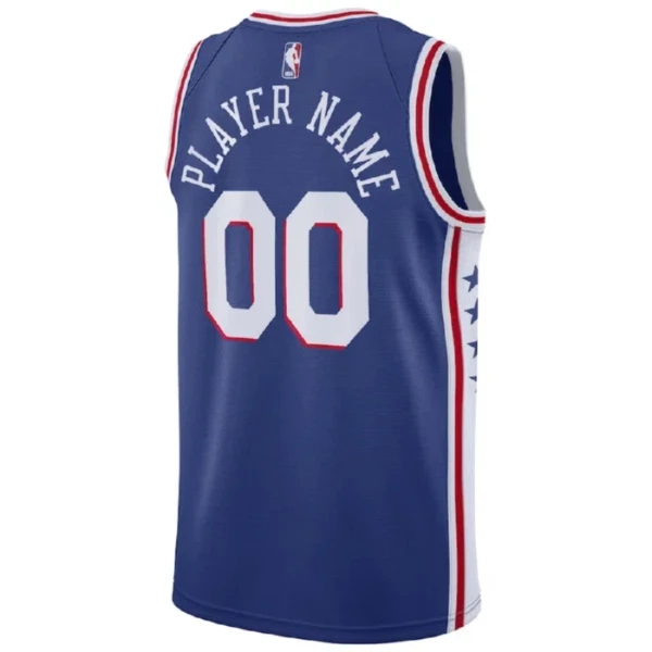Philadelphia 76ers Košarkaški dres Icon Edition Swingman Prilagođeno Plava