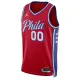Philadelphia 76ers Košarkaški dres Statement Edition Swingman Prilagođeno Crvena