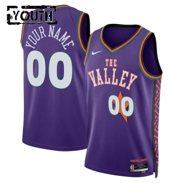 Phoenix Suns Košarkaški dres Djeca City Edition 2024/25 Swingman Prilagođeno Ljubičasta