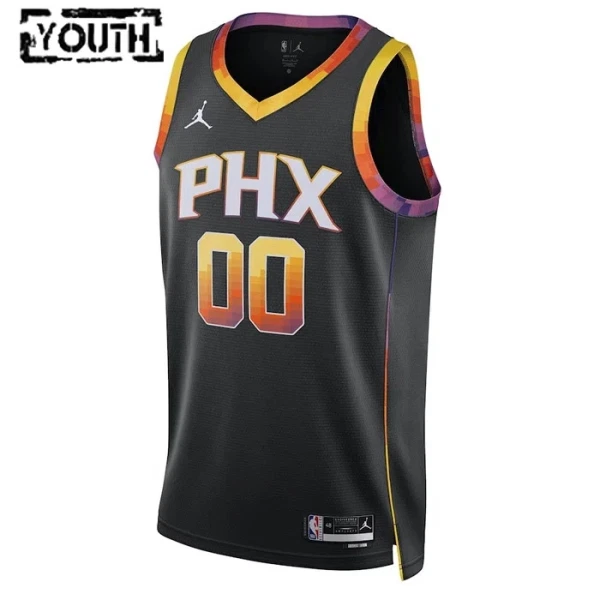 Phoenix Suns Košarkaški dres Djeca Statement Edition Swingman Prilagođeno Crna