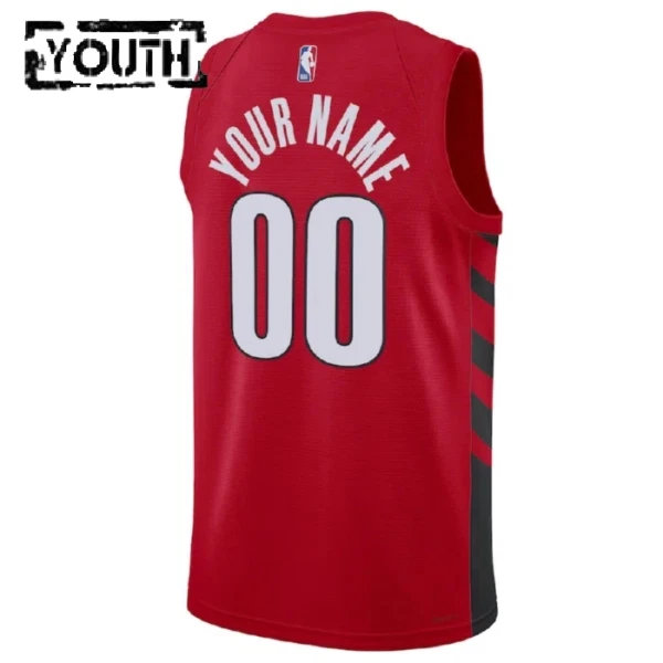Portland Trail Blazers Košarkaški dres Djeca Statement Edition Swingman Prilagođeno Crvena