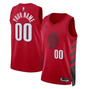 Portland Trail Blazers Košarkaški dres Statement Edition Swingman Prilagođeno Crvena