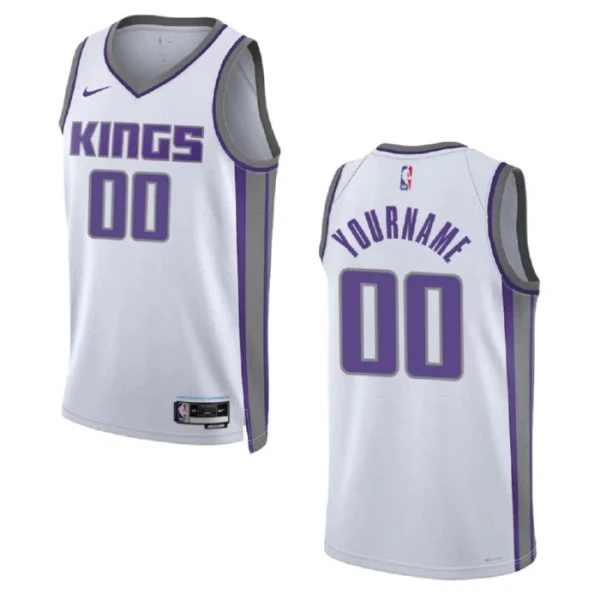 Sacramento Kings Košarkaški dres Association Edition Swingman Prilagođeno Bijela