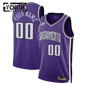 Sacramento Kings Košarkaški dres Djeca Classic Edition 2024/25 Swingman Prilagođeno Ljubičasta