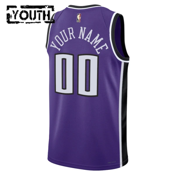 Sacramento Kings Košarkaški dres Djeca Classic Edition 2024/25 Swingman Prilagođeno Ljubičasta