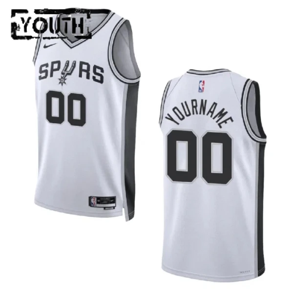 San Antonio Spurs Košarkaški dres Djeca Association Edition Swingman Prilagođeno Bijela San Antonio Spurs Košarkaški dres Djeca Association Edition Swingman Prilagođeno Bijela