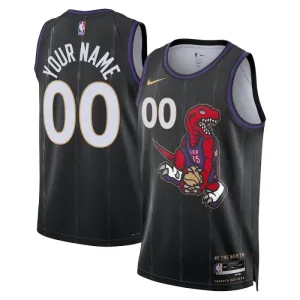 Toronto Raptors Košarkaški dres City Edition 2024/25 Swingman Prilagođeno Crna