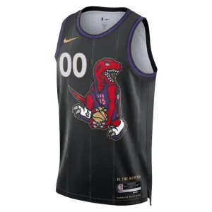 Toronto Raptors Košarkaški dres City Edition 2024/25 Swingman Prilagođeno Crna
