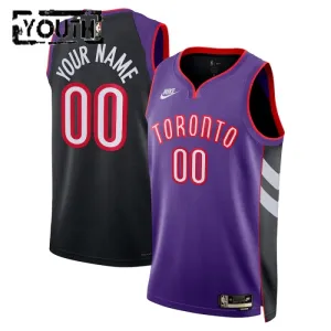Toronto Raptors Košarkaški dres Djeca Classic Edition 2024/25 Swingman Prilagođeno Ljubičasta