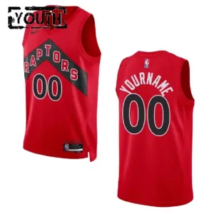 Toronto Raptors Košarkaški dres Djeca Icon Edition Swingman Prilagođeno Crvena
